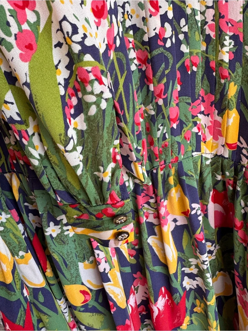 Tory Burch Spring 2010 Runway Floral Silk Dress Size 4 Archive